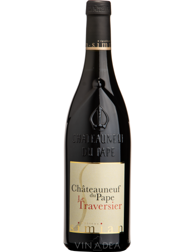 Châteauneuf-du-Pape Château Simian Le Traversier Rouge 2020 75cl